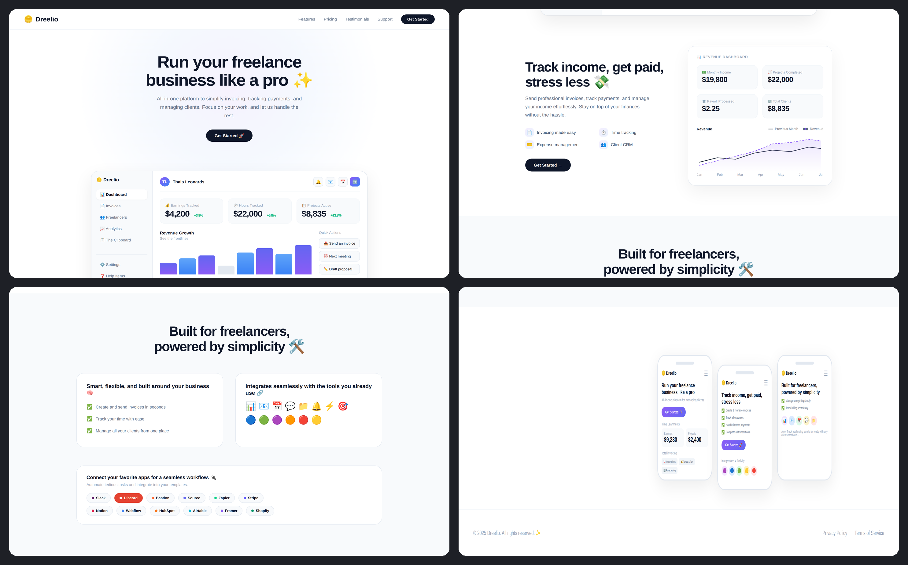 Website before optimization