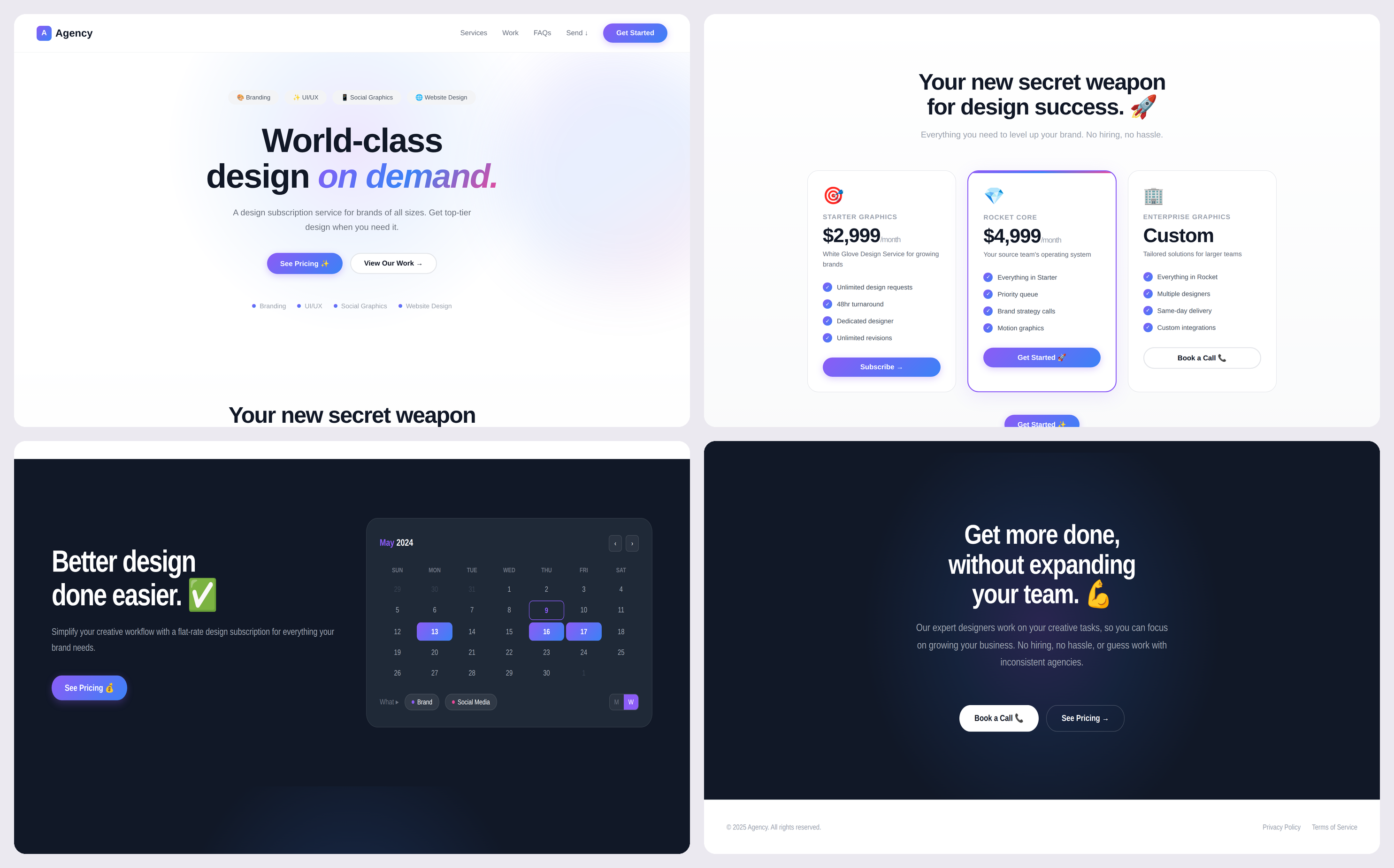Website before optimization